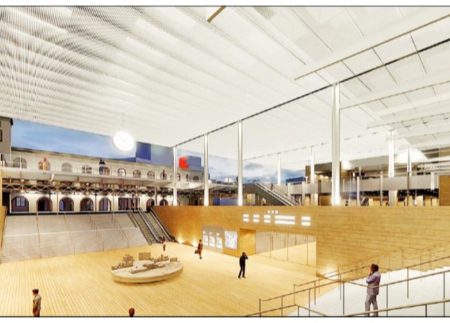 台南火車站新站體 14米高棚式設計