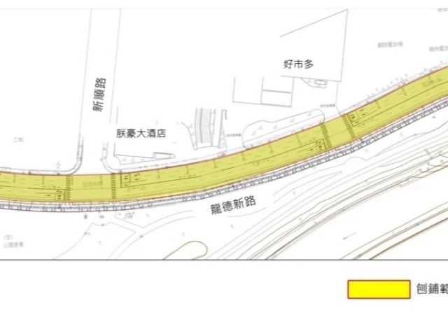 高雄龍德新路16、17日將刨鋪 用路人請改道