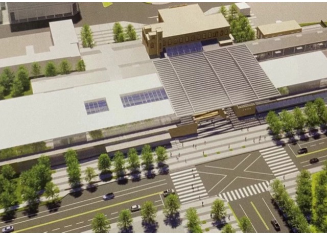 台南車站品字新貌 有下沉廣場