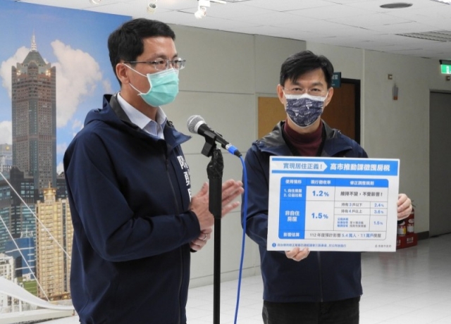 高雄市囤房稅版本出爐 非自住4戶以上課稅3.6％