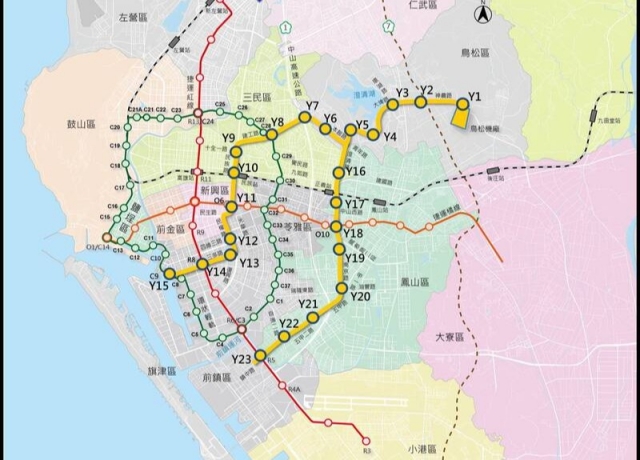 高捷黃線基本設計過關 捷運局：目標年底前動工