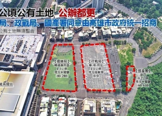 左營高鐵科技之心細部計劃通過 明年2月公辦都更招商將達百億