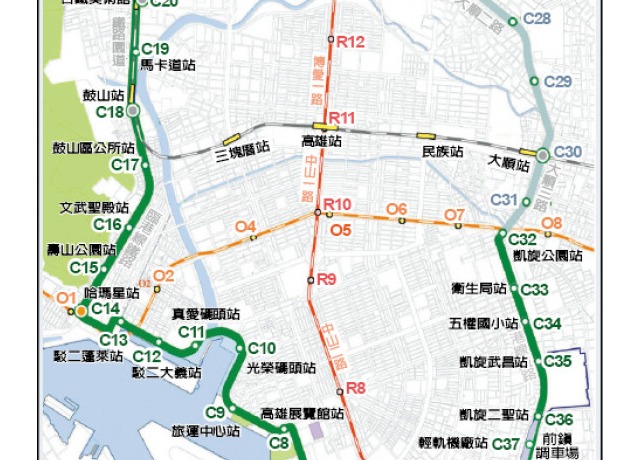 輕軌C20~C24今啟航 陳其邁將試乘