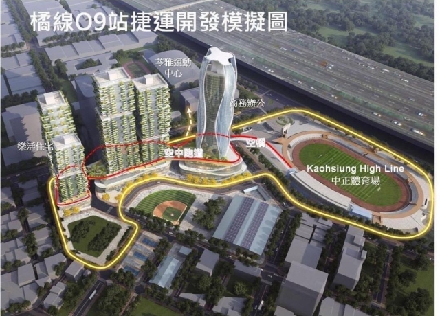 高捷橘線O9土地聯開發案將招商 媲美紐約高架公園帶動區域房市
