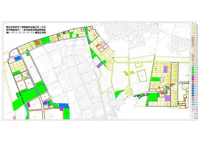 內政部審議通過南科ABCDENO區都計再公展案 將啟動區段徵收