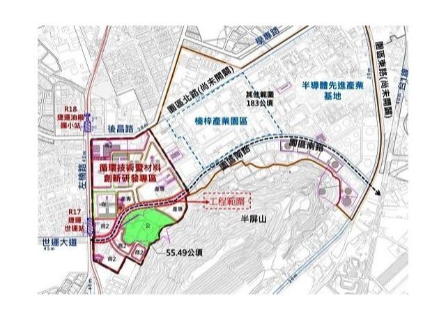 楠梓產業園區重要通聯道路園區南路將動工 楠梓科學園區將成形