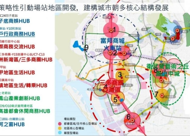 高雄彎道超車 輕軌成圓、四線齊發與捷運路網朝TOD發展助攻