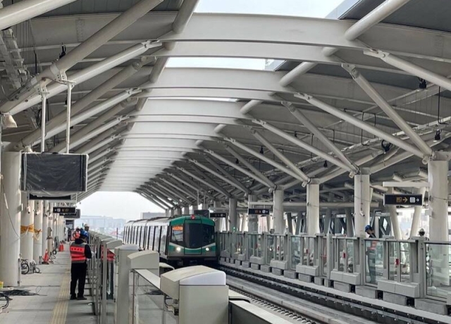 高捷岡山路竹延伸線岡山車站試車 目標6月底試營運