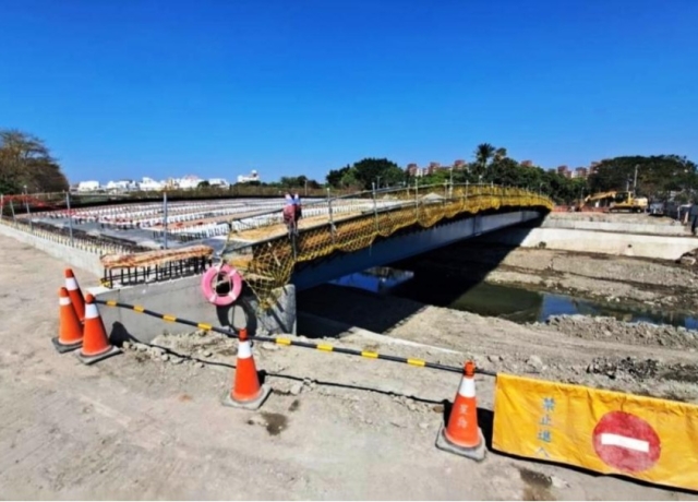 岡山筧橋8月將完工通車 結合機15開發 成岡山商圈發展新引擎