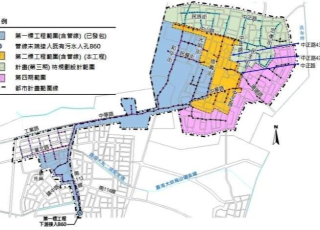 南市污水下水道普及率不到3成 今年推官田系統污水下水道建設