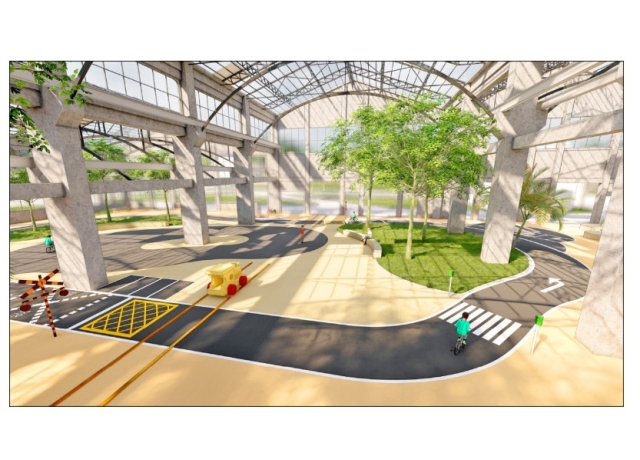 舊台鐵機廠 改造全台最大室內遊樂園