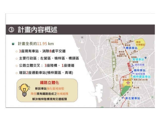 高雄左營至橋頭鐵路下地或高架？ 陳其邁：地下化經費龐大