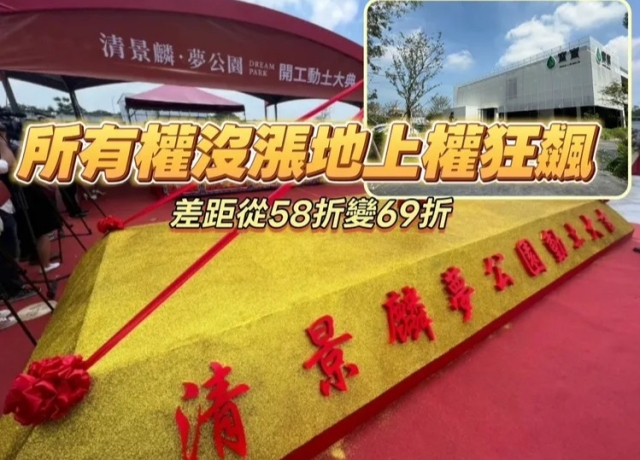 平實重劃區所有權宅連3年均價58萬　地上權宅站上4字頭行情