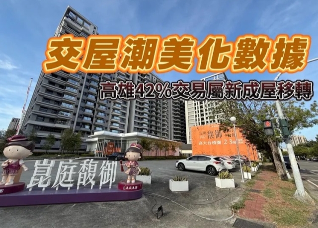 市場比數據統計更慘 高雄建物買賣移轉內含逾4成新成屋過戶