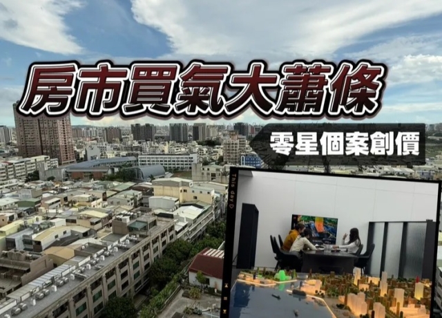 南二都預售買氣大減7-8成 市場「有價無量」今年持續不樂觀