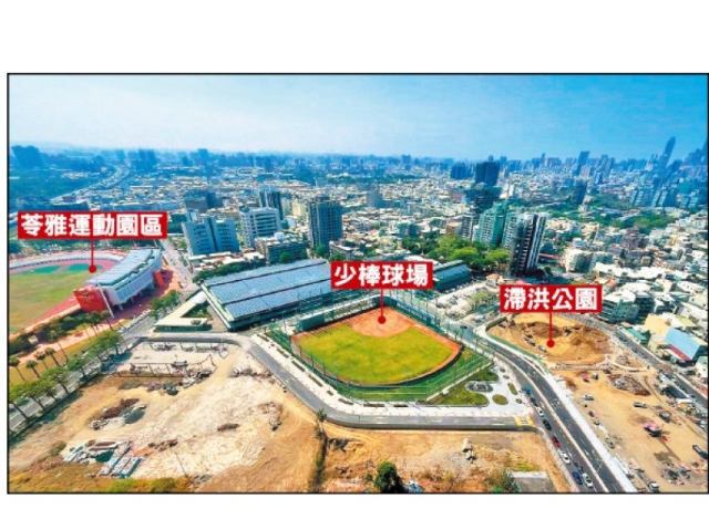 高雄打造運動綠帶 苓雅新少棒場月底前完工