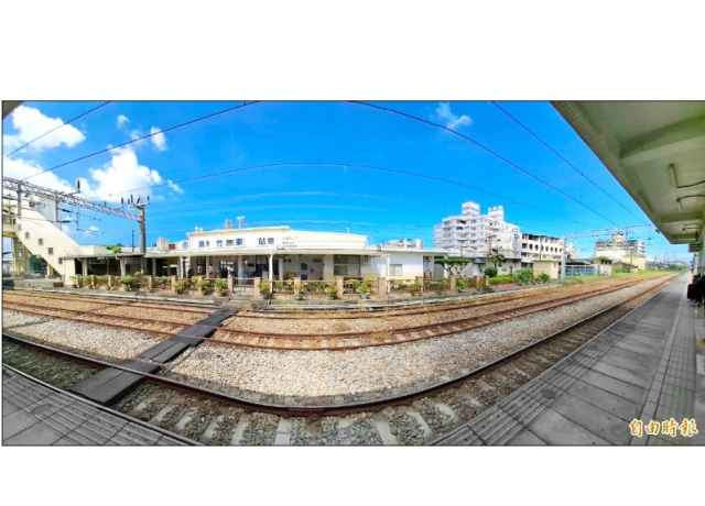 路竹車站站體 復刻日治時期風貌