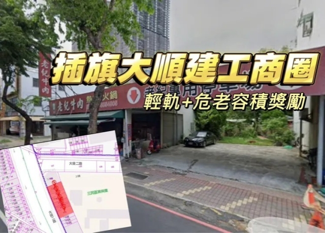 大順路輕軌旁256坪透天2.8億易主 華尚插旗軌道宅房價估邁向5字頭