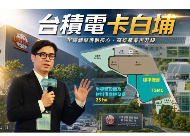 從製造到封裝　白埔開啟北高新篇楠梓橋頭4字頭撐盤