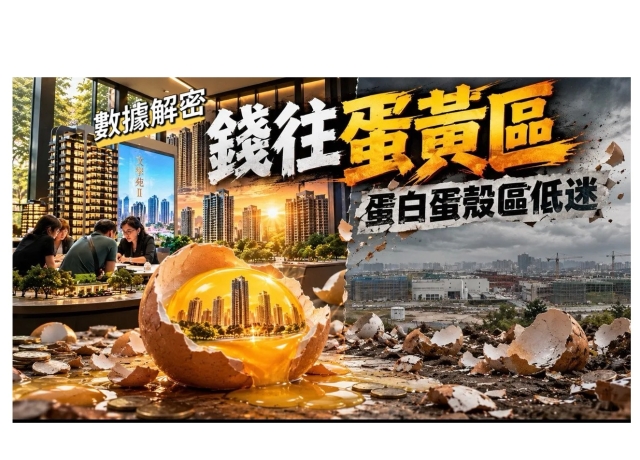 台積電熱潮退場!高雄預售屋爆「黃金交叉」蛋黃區交易佔比衝破6成