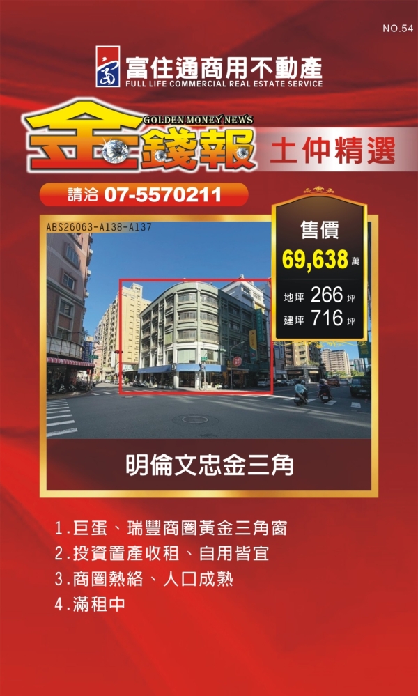 NO54 金錢報DM 分類 土09