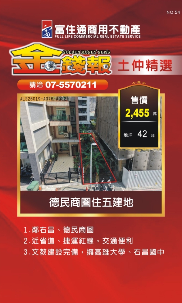 NO54 金錢報DM 分類 土01