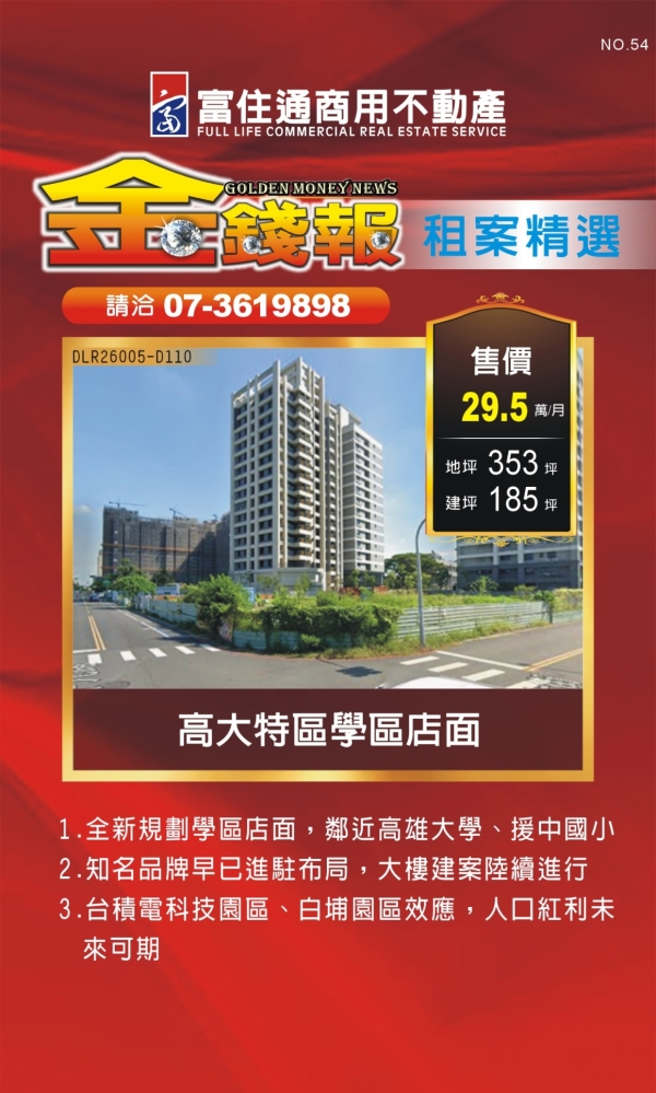 NO54 金錢報DM 分類 租04