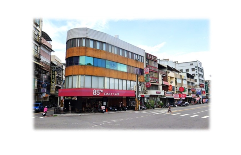 岡山壽天路商圈稀有三角窗收租店霸